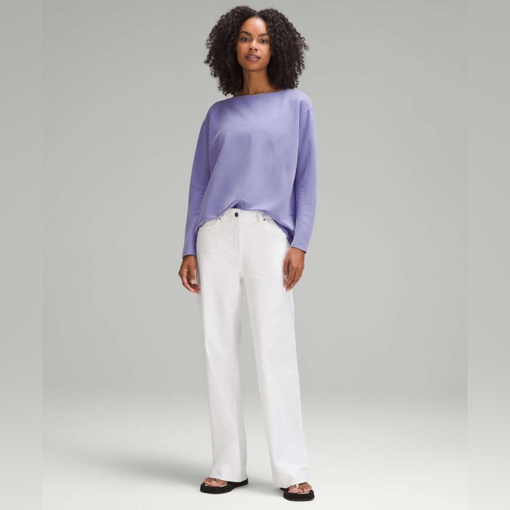 Lululemon Back in Action Long Sleeve - Dark Lavender